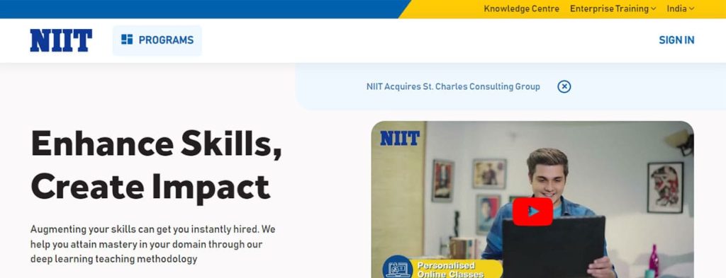 List of Top eLearning Companies in India eLearning Companies in India - NIIT
