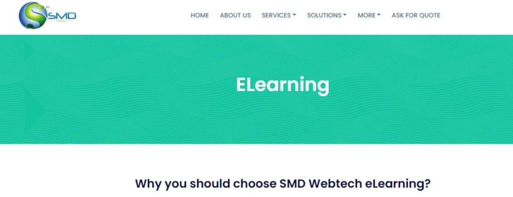 eLearning Companies in Malaysia - SMD web tech